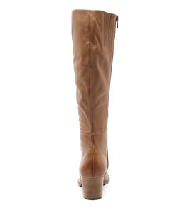 SLED DK TAN LEATHER