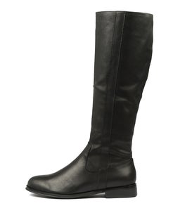 YARARI BLACK LEATHER