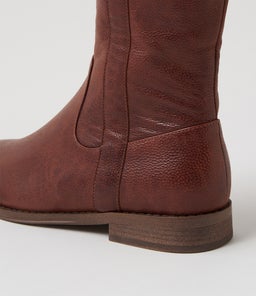 YARARI CHESTNUT TUMBLE LEATHER