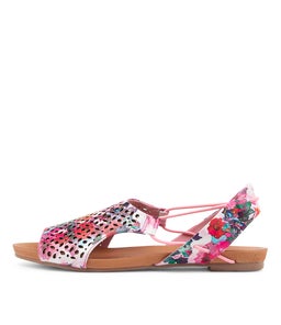 JADELIKE POPPY PRINT LEATHER