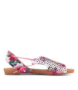 JADELIKE POPPY PRINT LEATHER
