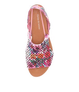 JADELIKE POPPY PRINT LEATHER