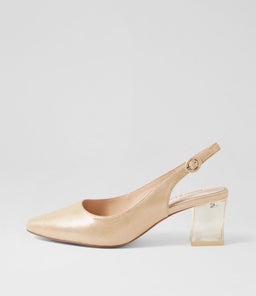 HINNIS OLD GOLD SHIMMER LEATHER