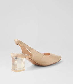 HINNIS OLD GOLD SHIMMER LEATHER