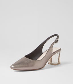 HINNIS PEWTER SATIN LEATHER