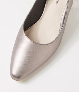 HINNIS PEWTER SATIN LEATHER
