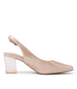 HINNIS NUDE SHIMMER LEATHER