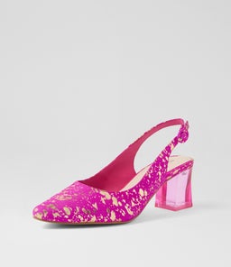 HINNIS MAGENTA METALLIC LEATHER
