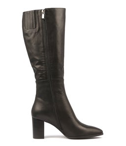ALLOUTA BLACK LEATHER