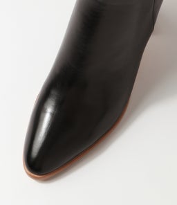 ASTRONOMY BLACK NATURAL HEEL LEATHER