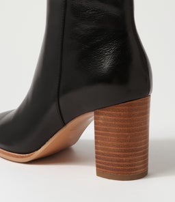 ASTRONOMY BLACK NATURAL HEEL LEATHER