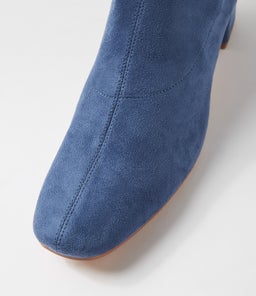 HAYLEYS LT NAVY STRETCH MICROSUEDE