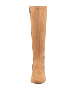 HAYLEYS CARAMEL STRETCH MICROSUEDE