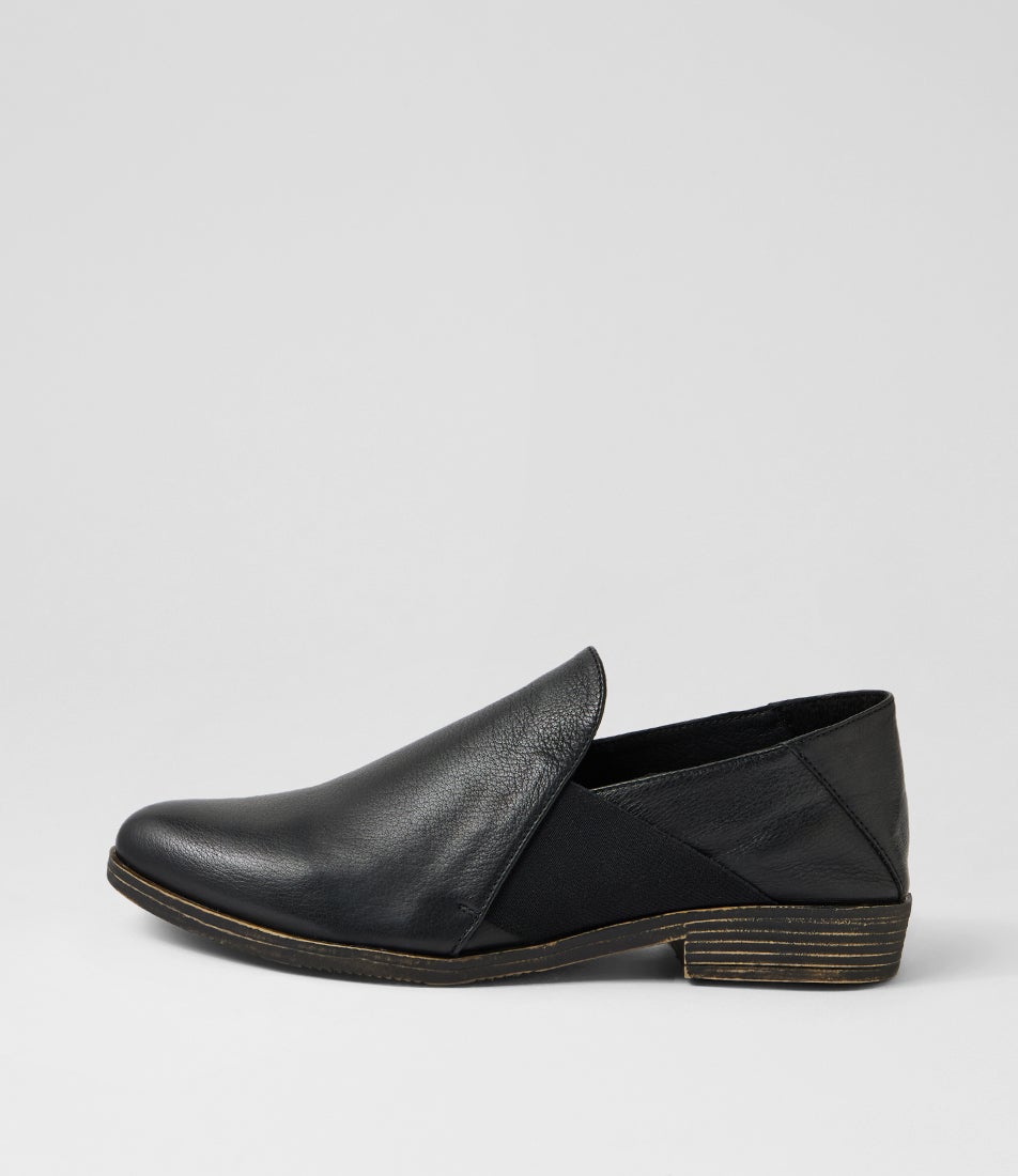 Kefect Black Leather Loafers Kefect Black Leather Loafers