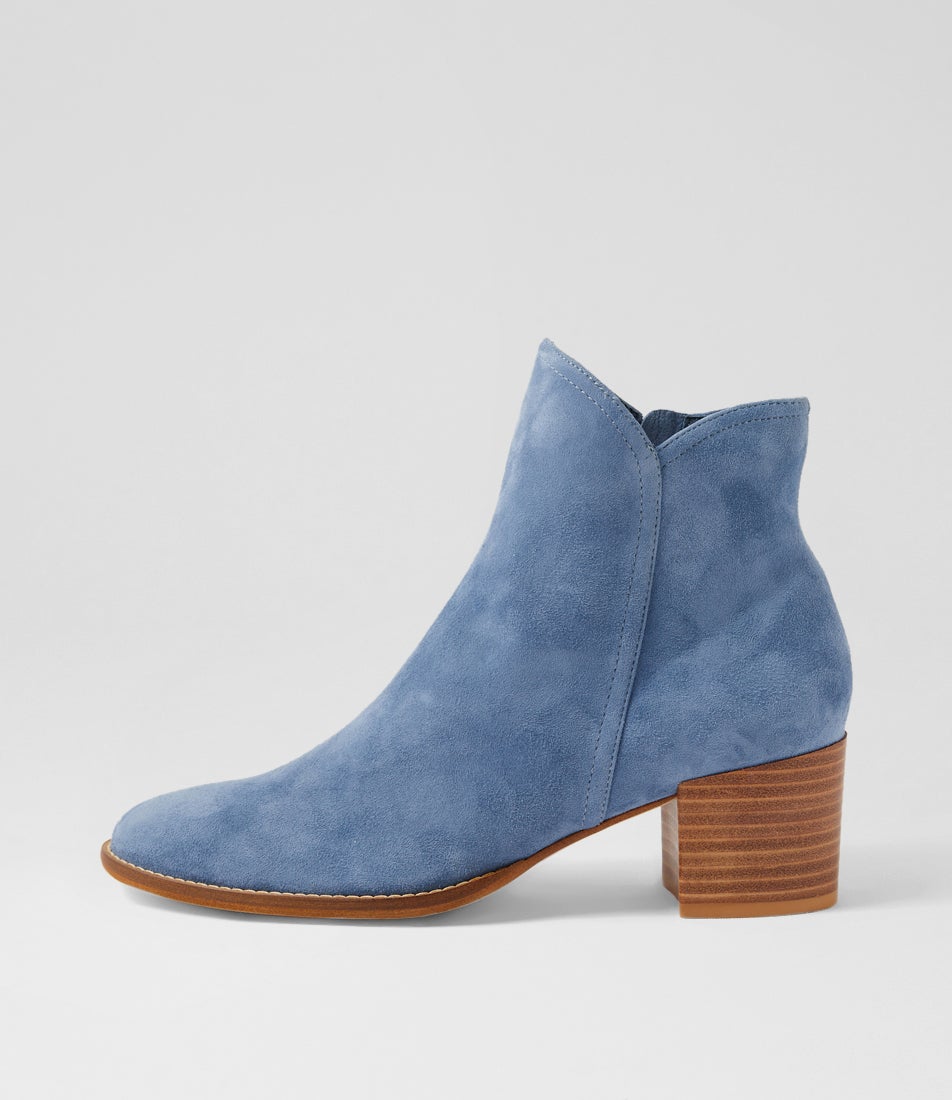 Mockas Denim Suede Ankle Boots Mockas Denim Suede Ankle Boots