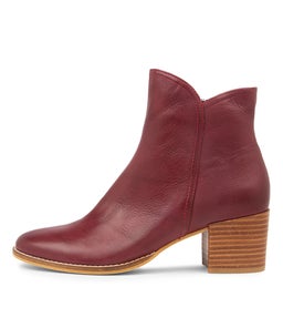 MOCKAS BURGUNDY LEATHER
