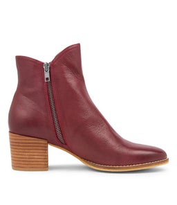 MOCKAS BURGUNDY LEATHER