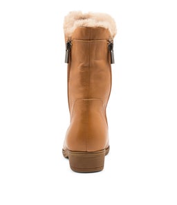 RUDO NEW TAN NATURAL LEATHER FUR