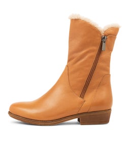 RUDO NEW TAN NATURAL LEATHER FUR