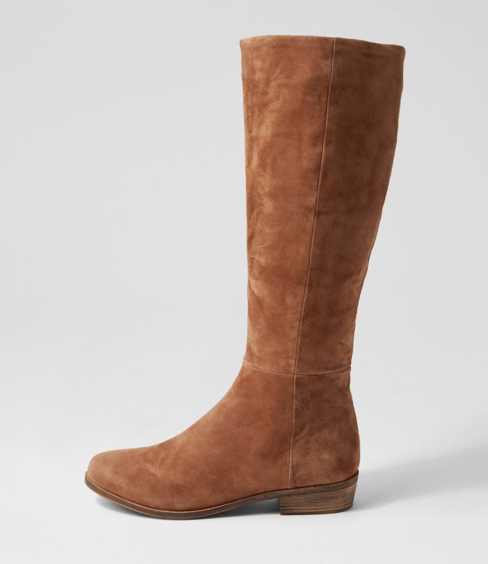 Strath Light Choc Suede Knee High Boots Strath Light Choc Suede Knee High Boots
