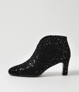 TEMPLESS BLACK SPARKLE SUEDE