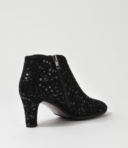 TEMPLESS BLACK SPARKLE SUEDE