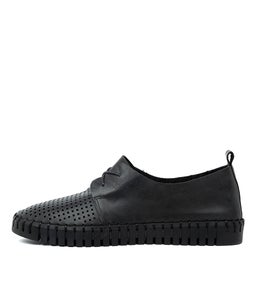 HUSTON BLACK BLACK SOLE LEATHER