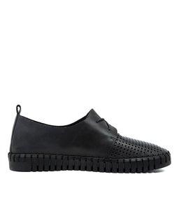 HUSTON BLACK BLACK SOLE LEATHER