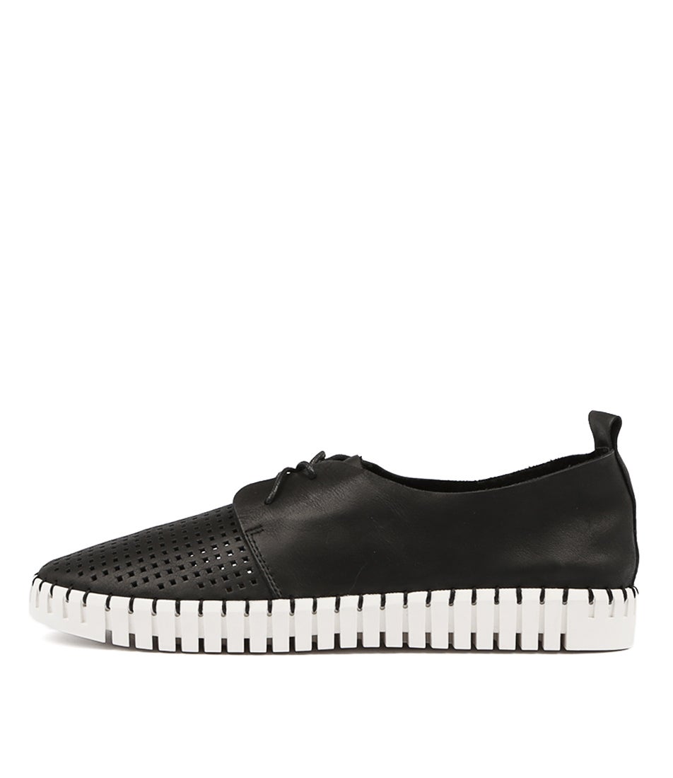 Huston Black Leather Sneakers Huston Black Leather Sneakers