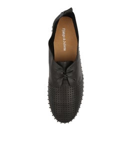 HUSTON BLACK LEATHER