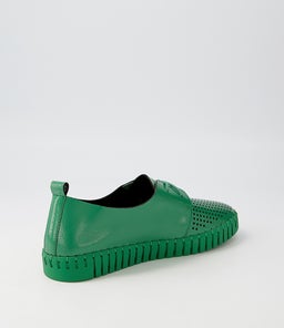 HUSTON DK EMERALD EMERALD SOLE PATENT LEATHER