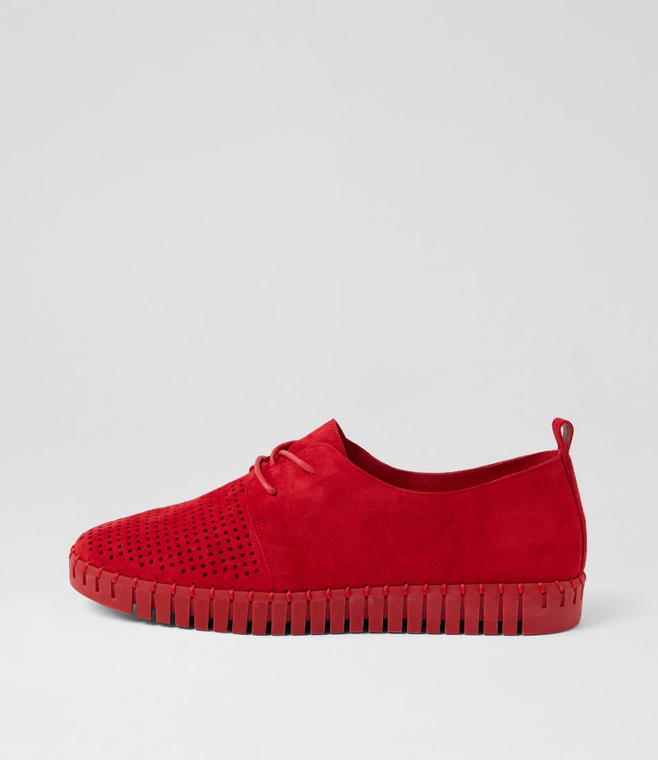 Huston Red Suede Sneakers Huston Red Suede Sneakers