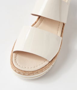 ATHA IVORY PATENT LEATHER