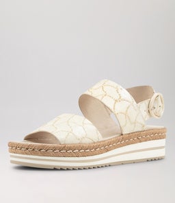 ATHA WHITE FRILL LEATHER