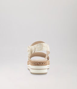 ATHA WHITE FRILL LEATHER