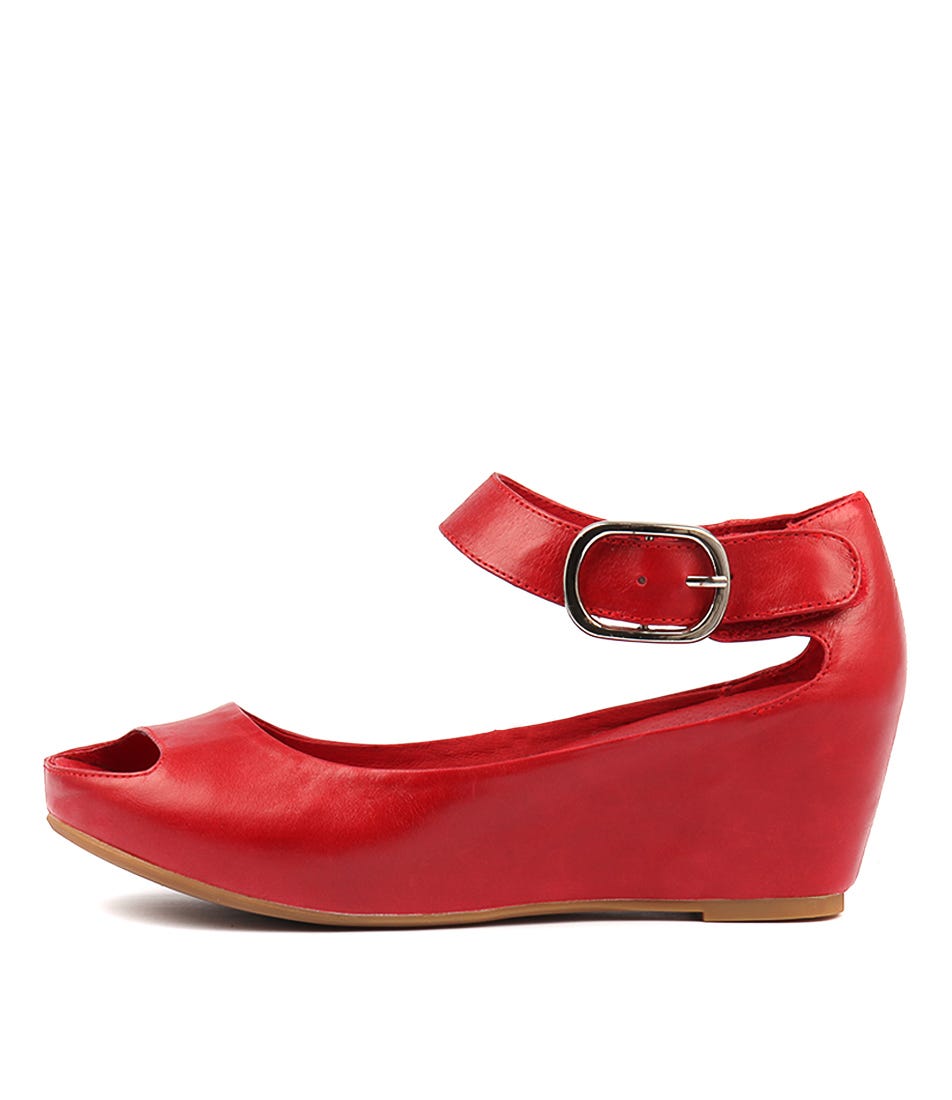 Buy Django & Juliette Tishie Red Heeled Sandals online with free shipping
