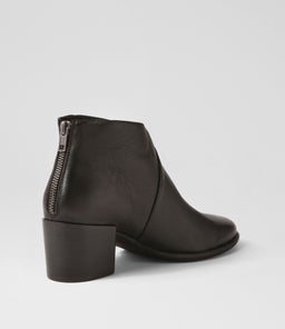 MAMIE BLACK BLACK HEEL LEATHER