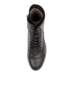 MEKHI BLACK LEATHER