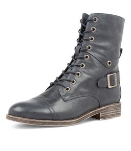 MEKHI NAVY LEATHER