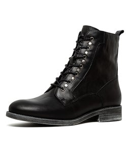 MENZEL BLACK LEATHER