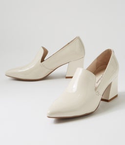 MISSIES NOUGAT PATENT LEATHER