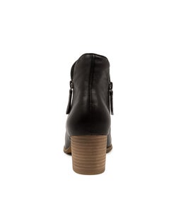 SHIANNELY BLACK NATURAL HEEL LEATHER