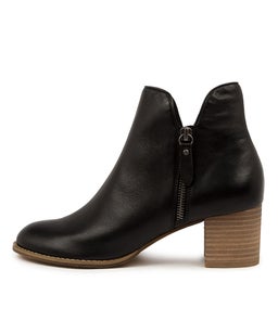 SHIANNELY BLACK NATURAL HEEL LEATHER