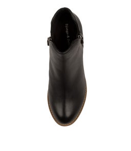 SHIANNELY BLACK NATURAL HEEL LEATHER