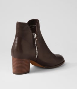 SHIANNELY CHOC CHOC HEEL LEATHER