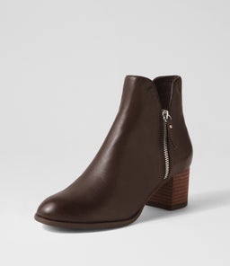 SHIANNELY CHOC CHOC HEEL LEATHER