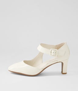 TRINITIES IVORY PATENT LEATHER