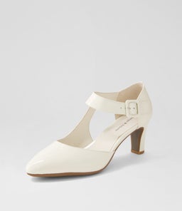 TRINITIES IVORY PATENT LEATHER