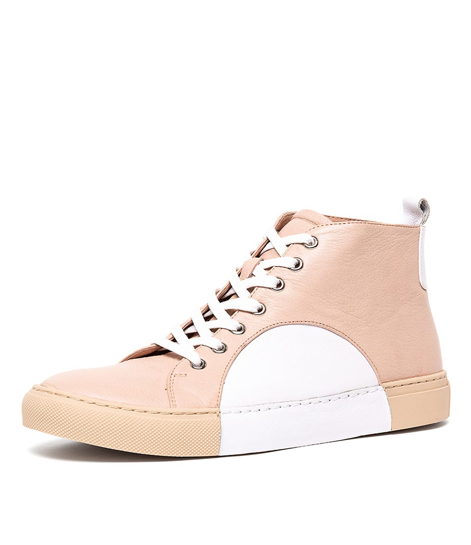 Weldon Nude White Leather by Django & Juliette | Shop Online at Styletread