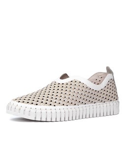 HOKET WHITE LEATHER